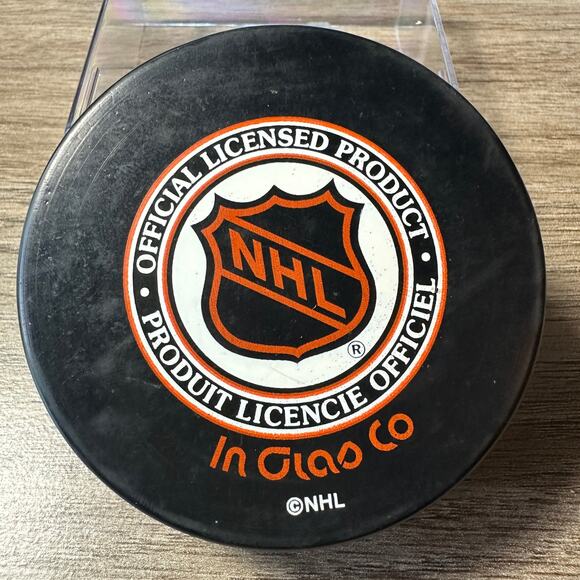 1997 WESTERN CONFERENCE CHAMPIONS DETROIT RED WINGS VINTAGE NHL PUCK - Picture 5 of 8